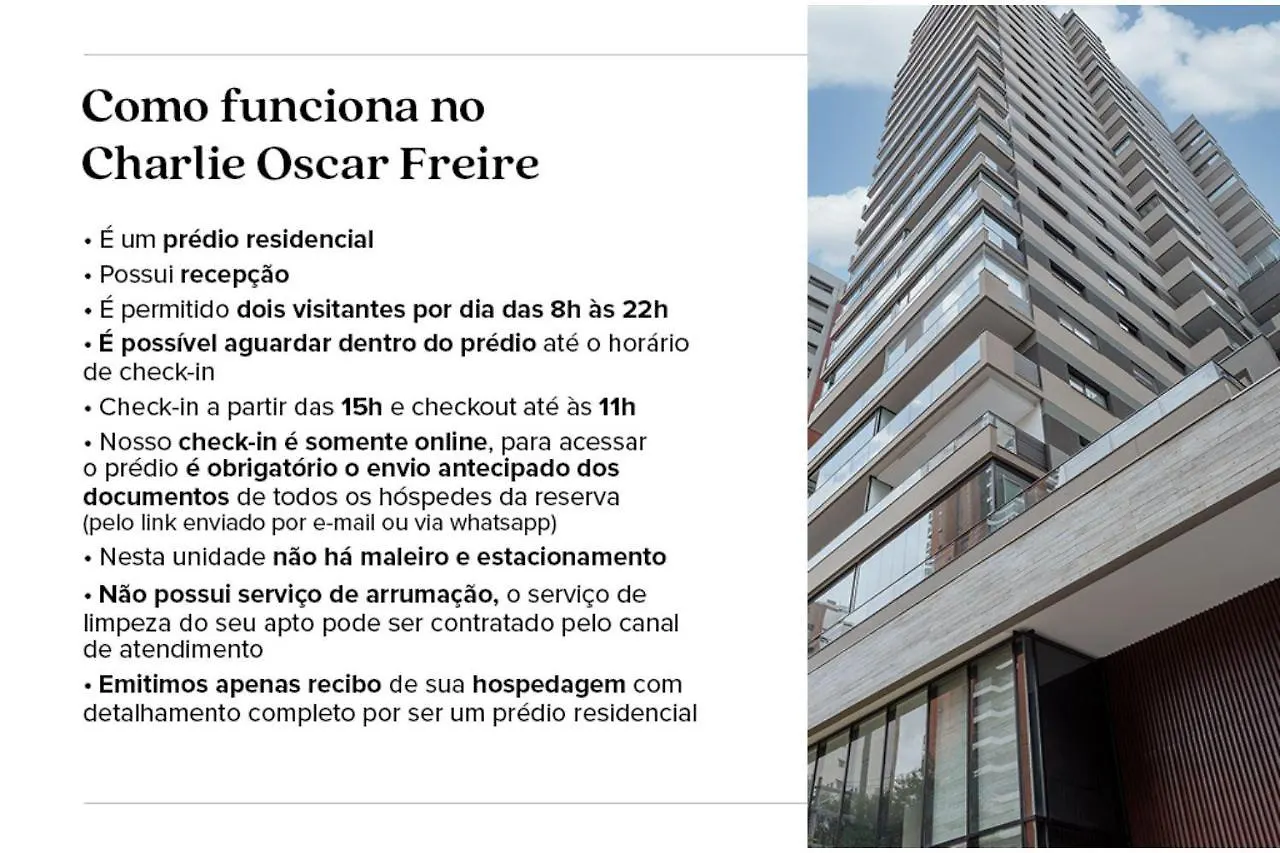 Charlie Oscar Freire Apartment Sao Paulo
